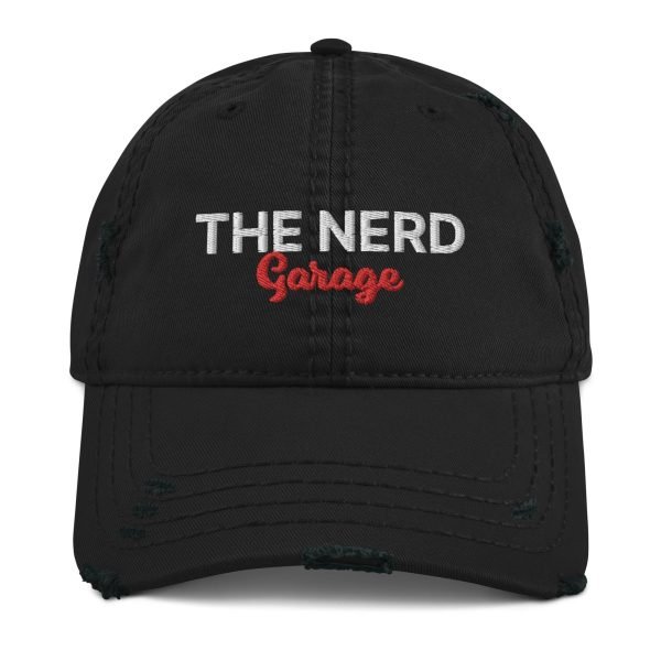 The Nerd Garage Logo | Distressed Dad Hat